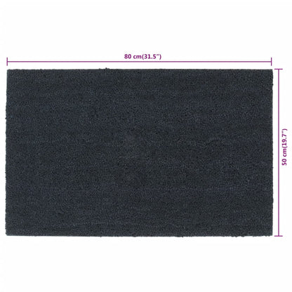 Zerbino Grigio Scuro 50x80 cm Fibra di Cocco | homemem39