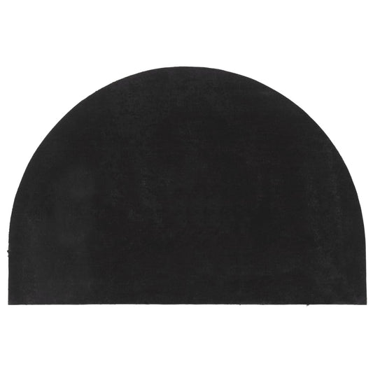 Zerbino Grigio Scuro Mezzo Rotondo 60x90 cm Fibra di Cocco | homemem39