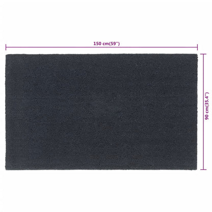 Zerbino Grigio Scuro 90x150 cm Fibra di Cocco | homemem39