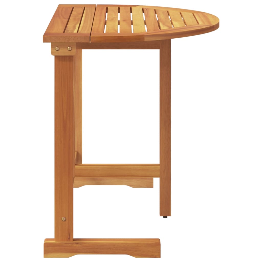 Folding Balcony Table 90x60x72 cm Solid Acacia Wood