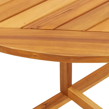 Tavolo da Balcone Pieghevole 90x60x72 cm Legno Massello Acacia