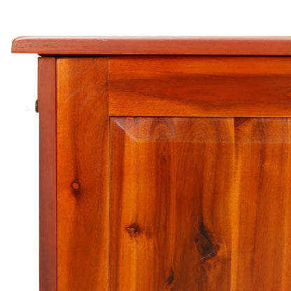 Cassapanca con Coperchio Marrone in Legno Massello di Acacia - homemem39