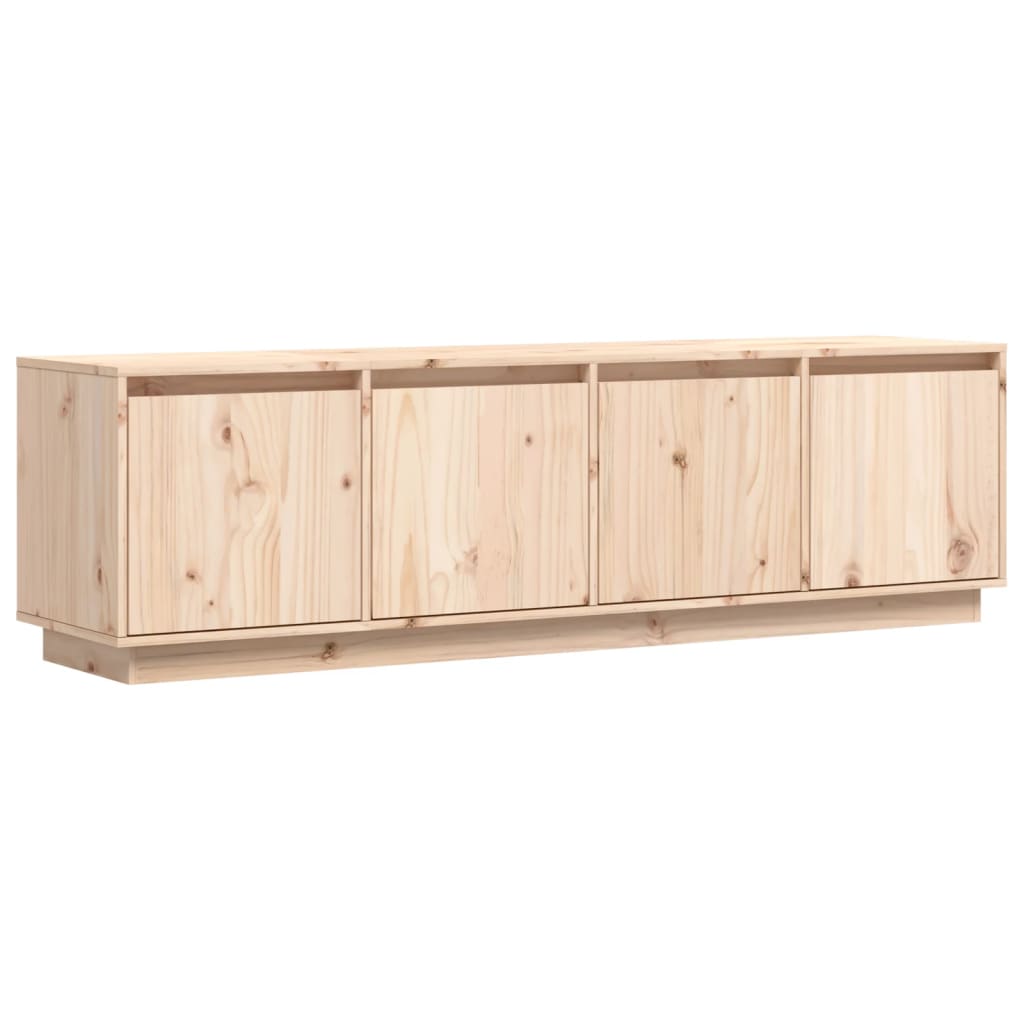 TV Cabinet 156x37x45 cm in Solid Pine Wood