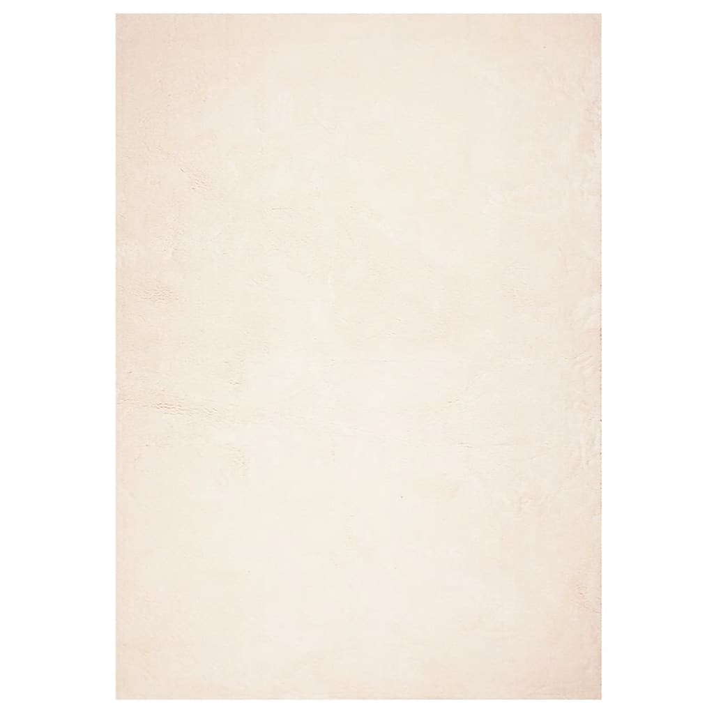 Tappeto a Pelo Corto HUARTE Morbido e Lavabile Beige 200x280 cm
