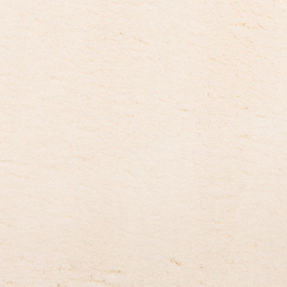 Tappeto a Pelo Corto HUARTE Morbido e Lavabile Beige Ø 120 cm