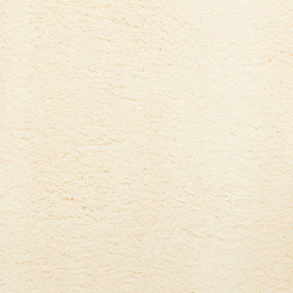 Tappeto a Pelo Corto HUARTE Morbido e Lavabile Crema 80x150 cm | homemem39