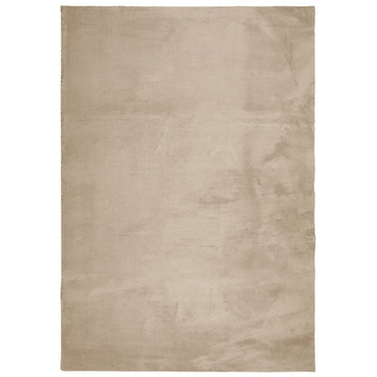 Tappeto a Pelo Corto HUARTE Morbido e Lavabile Sabbia 120x170cm | homemem39