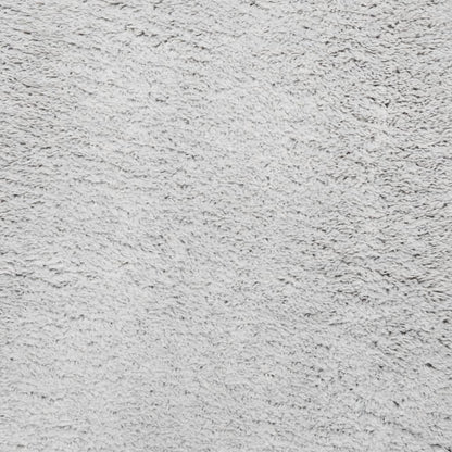 Tappeto a Pelo Corto HUARTE Morbido e Lavabile Grigio Ø 100 cm
