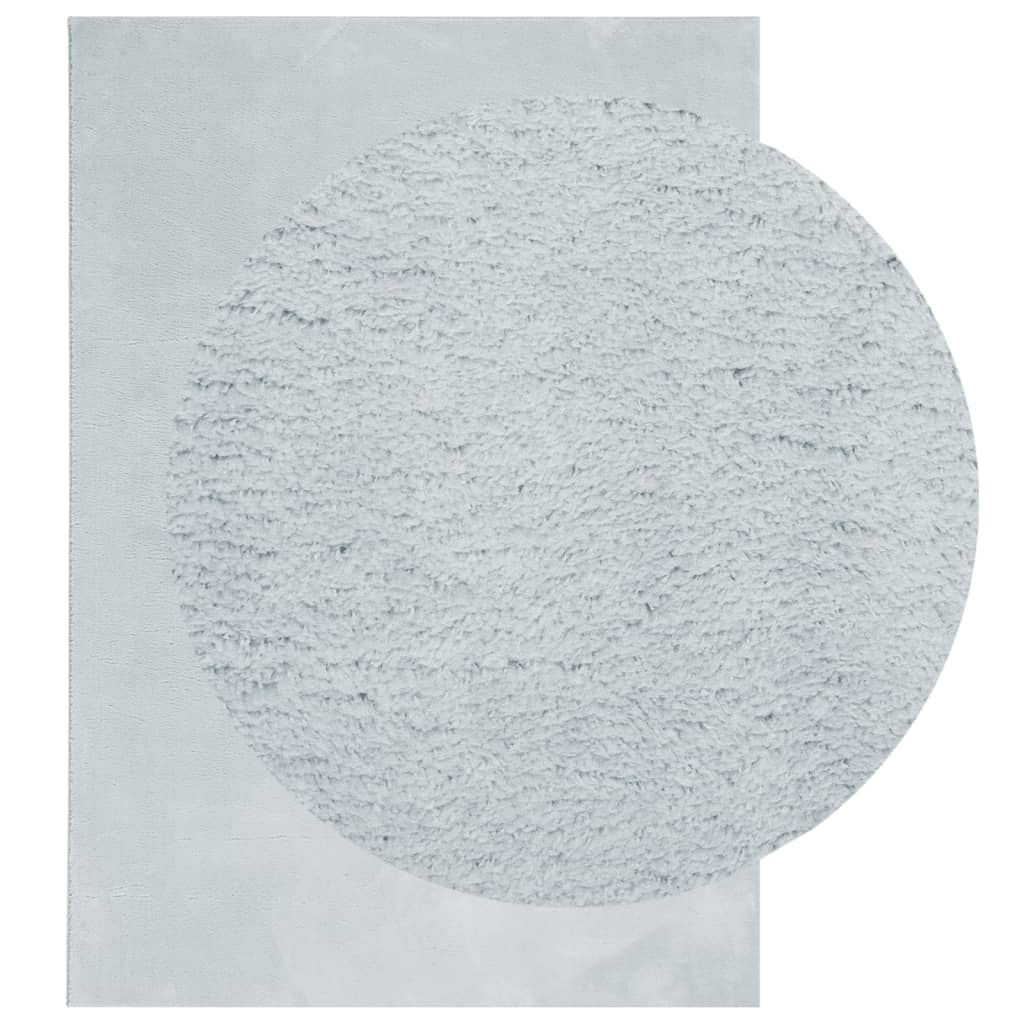 Tappeto a Pelo Corto HUARTE Morbido e Lavabile Blu 120x170 cm - homemem39