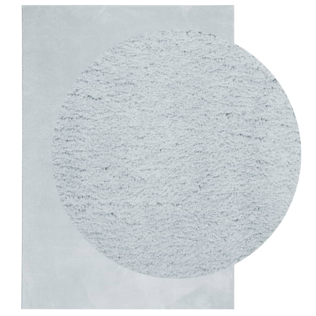 Tappeto a Pelo Corto HUARTE Morbido e Lavabile Blu 140x200 cm - homemem39
