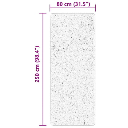 Tappeto a Pelo Corto HUARTE Morbido e Lavabile Rosato 80x250 cm