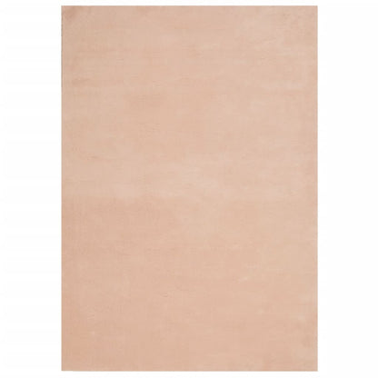 Tappeto a Pelo Corto HUARTE Morbido e Lavabile Rosato 140x200cm - homemem39