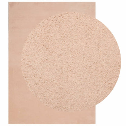 Tappeto a Pelo Corto HUARTE Morbido e Lavabile Rosato 200x280cm - homemem39