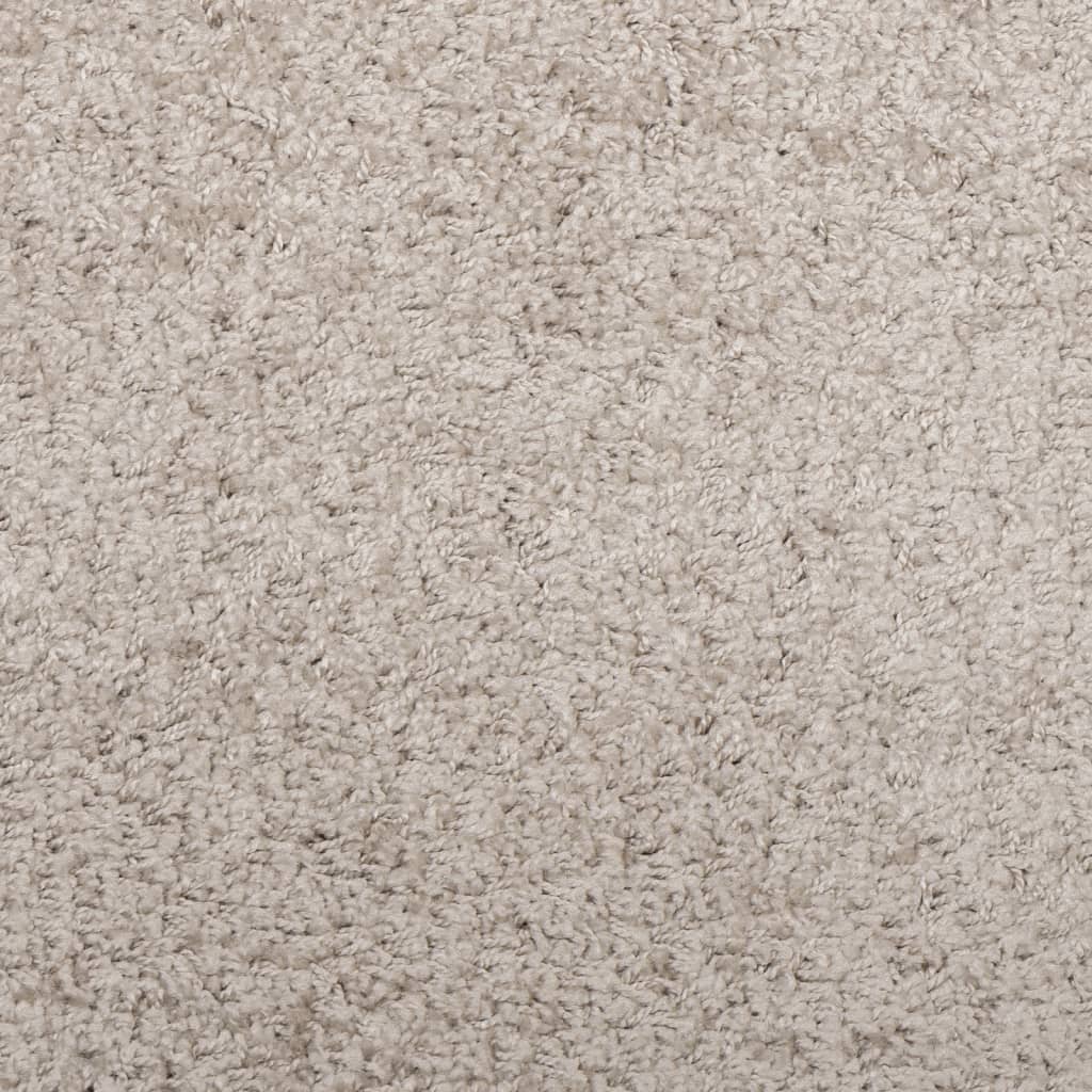 Tappeto Shaggy PAMPLONA a Pelo Lungo Moderno Beige 160x230 cm