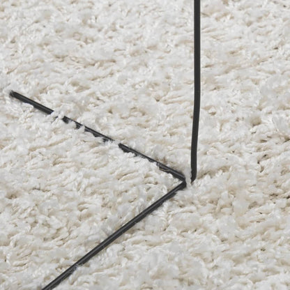 Tappeto Shaggy PAMPLONA a Pelo Lungo Moderno Crema 120x170 cm | homemem39