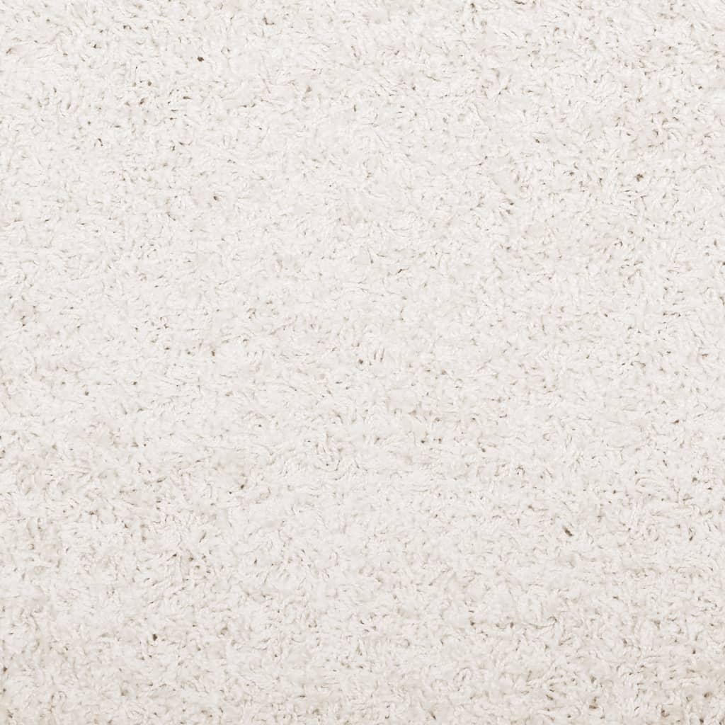 Tappeto Shaggy PAMPLONA a Pelo Lungo Moderno Crema 120x170 cm | homemem39