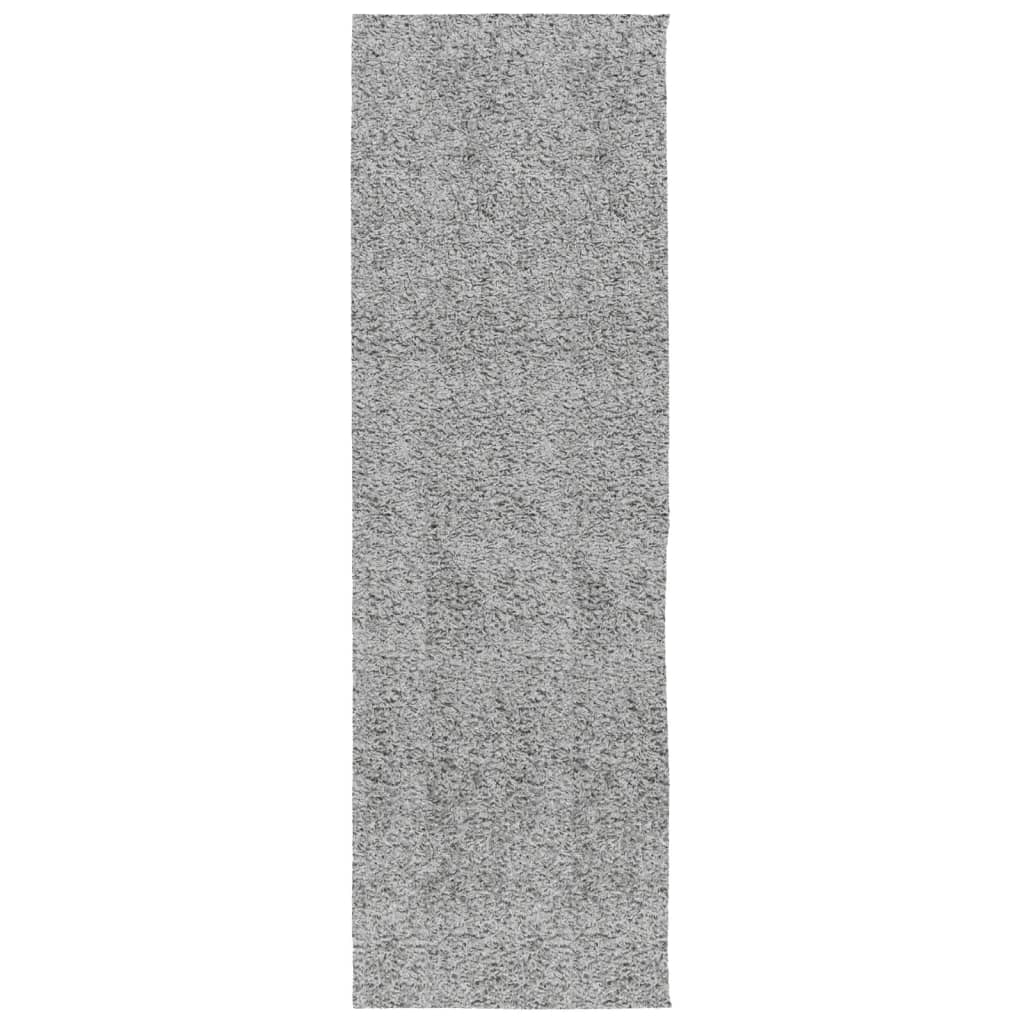 Tappeto Shaggy PAMPLONA a Pelo Lungo Moderno Grigio 80x250 cm - homemem39