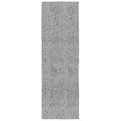 Tappeto Shaggy PAMPLONA a Pelo Lungo Moderno Grigio 80x250 cm - homemem39