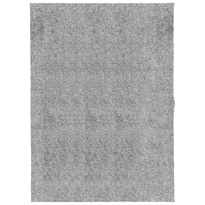 Tappeto Shaggy PAMPLONA a Pelo Lungo Moderno Grigio 140x200 cm - homemem39