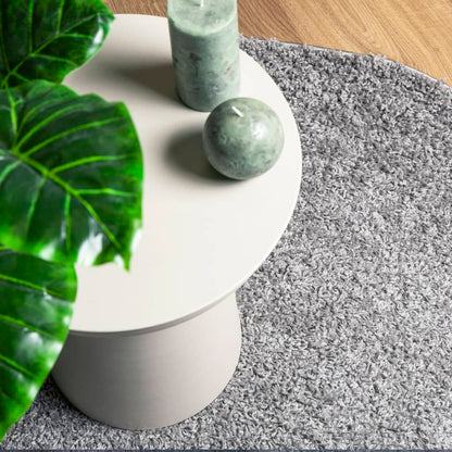 Tappeto Shaggy PAMPLONA a Pelo Lungo Moderno Grigio 140x200 cm - homemem39