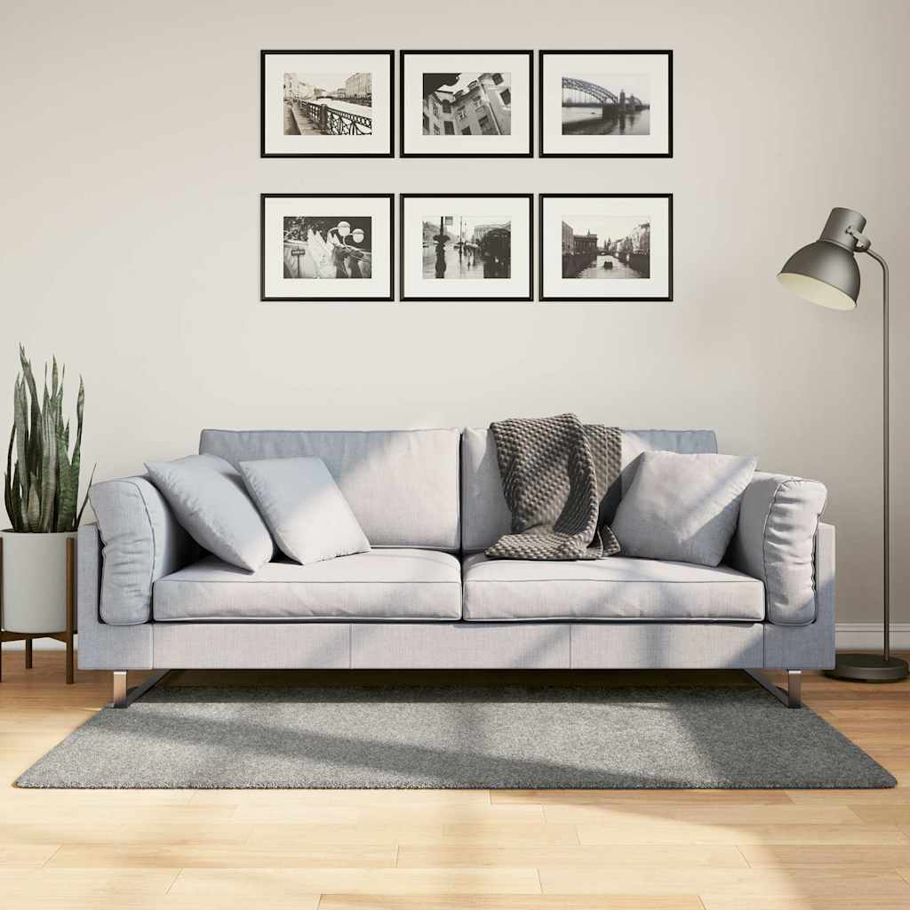 Tappeto Shaggy PAMPLONA a Pelo Lungo Moderno Verde 80x150 cm | homemem39