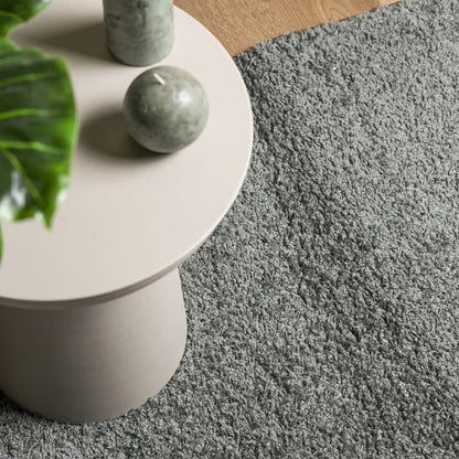 Tappeto Shaggy PAMPLONA a Pelo Lungo Moderno Verde 160x160 cm | homemem39