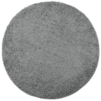 Tappeto Shaggy a Pelo Lungo Moderno Verde Ø 100 cm - homemem39