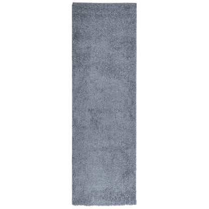 Tappeto Shaggy PAMPLONA a Pelo Lungo Moderno Blu 80x250 cm - homemem39