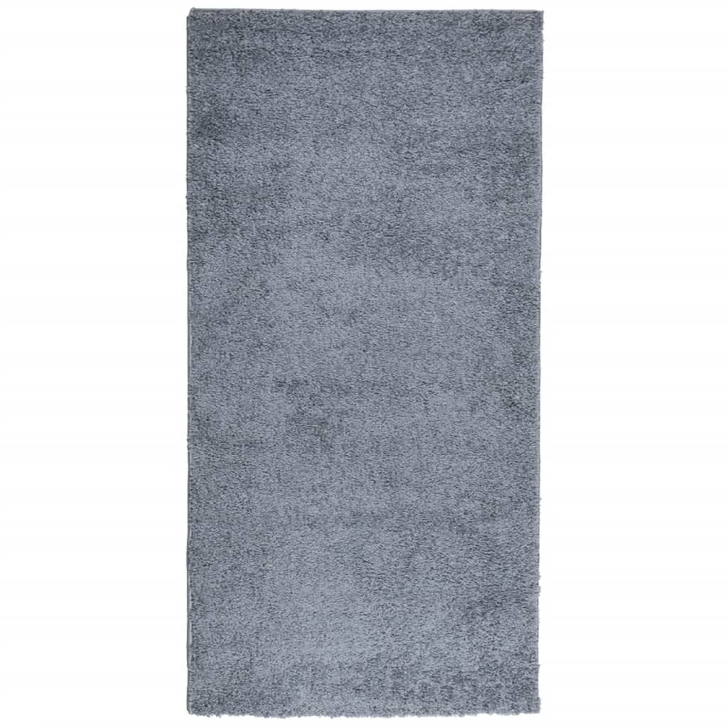 Tappeto Shaggy PAMPLONA a Pelo Lungo Moderno Blu 100x200 cm - homemem39