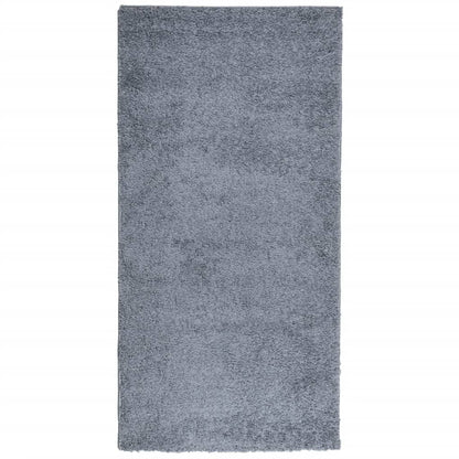 Tappeto Shaggy PAMPLONA a Pelo Lungo Moderno Blu 100x200 cm - homemem39