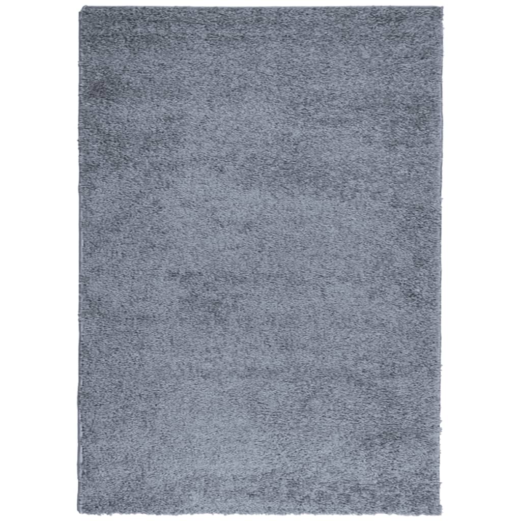 Tappeto Shaggy PAMPLONA a Pelo Lungo Moderno Blu 240x340 cm | homemem39