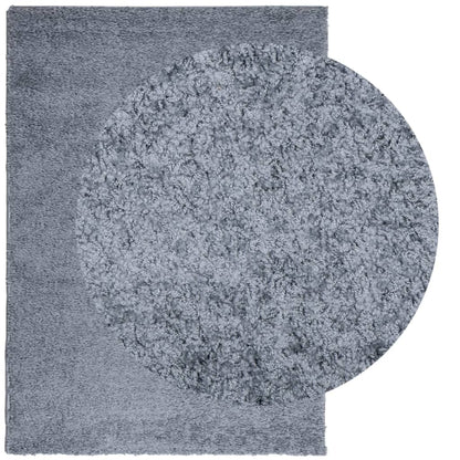 Tappeto Shaggy PAMPLONA a Pelo Lungo Moderno Blu 240x340 cm | homemem39