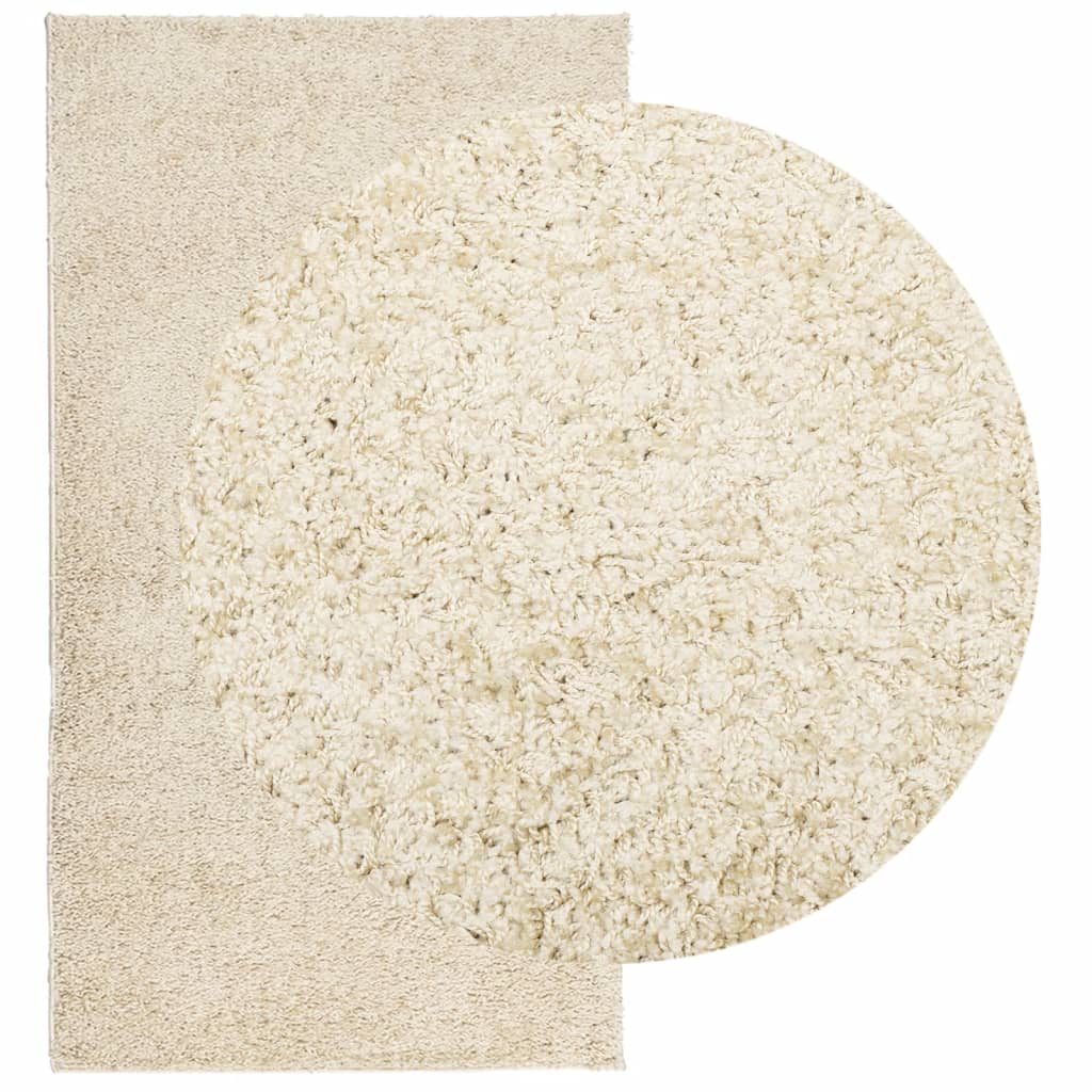 Tappeto Shaggy PAMPLONA a Pelo Lungo Moderno Oro 60x110 cm | homemem39