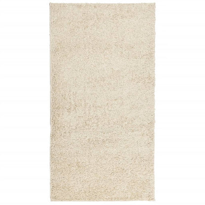 Tappeto Shaggy PAMPLONA a Pelo Lungo Moderno Oro 80x150 cm