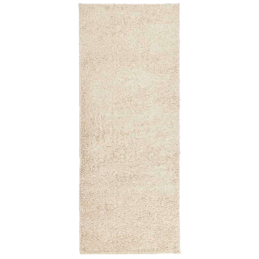 Tappeto Shaggy PAMPLONA a Pelo Lungo Moderno Oro 80x200 cm