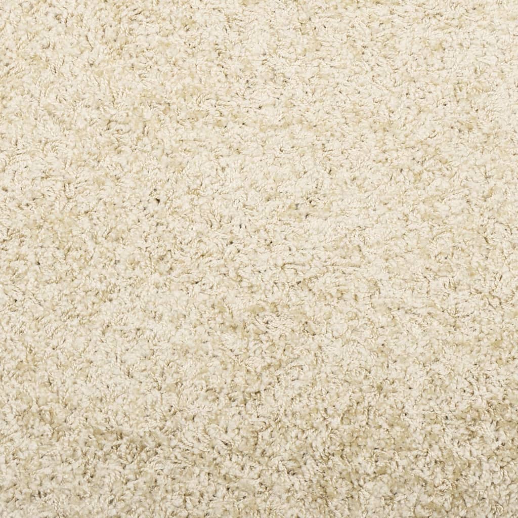 Tappeto Shaggy PAMPLONA a Pelo Lungo Moderno Oro 160x160 cm | homemem39