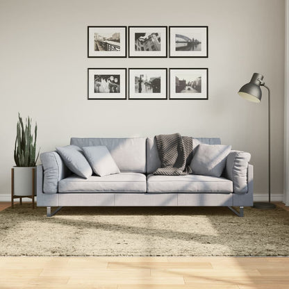Tappeto Shaggy PAMPLONA a Pelo Lungo Moderno Oro 160x230 cm | homemem39