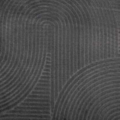 Tappeto IZA a Pelo Corto Aspetto Scandinavo antracite 140x200cm | homemem39