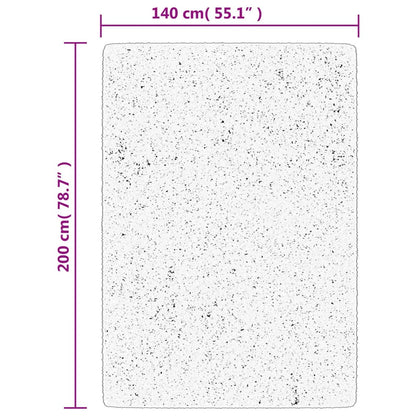 Tappeto IZA a Pelo Corto Aspetto Scandinavo antracite 140x200cm | homemem39