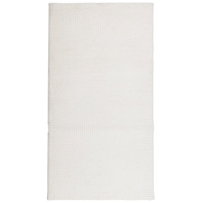 Tappeto IZA a Pelo Corto Aspetto Scandinavo Crema 80x150 cm - homemem39