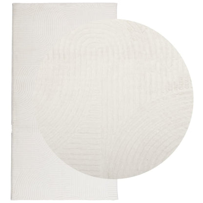 Tappeto IZA a Pelo Corto Aspetto Scandinavo Crema 80x150 cm - homemem39