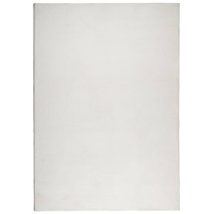 Tappeto IZA a Pelo Corto Aspetto Scandinavo Crema 120x170 cm | homemem39
