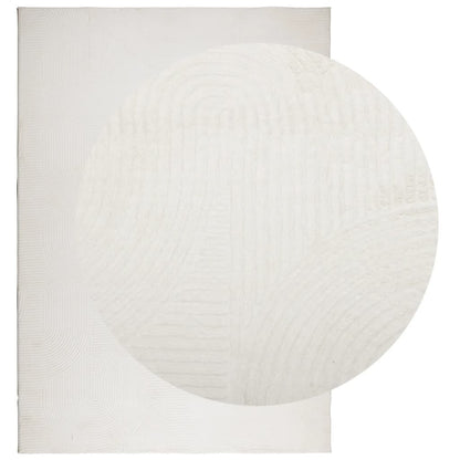 Tappeto IZA a Pelo Corto Aspetto Scandinavo Crema 120x170 cm | homemem39