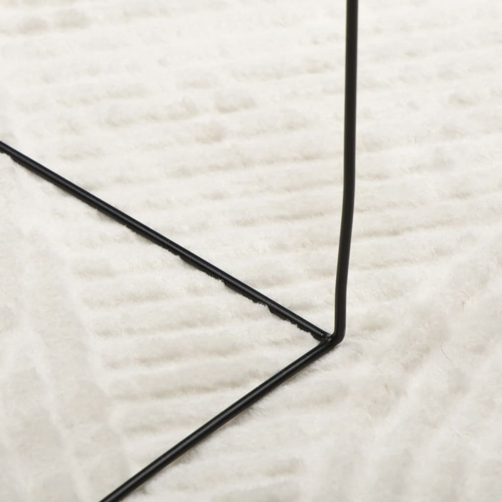 Tappeto IZA a Pelo Corto Aspetto Scandinavo Crema 120x170 cm | homemem39