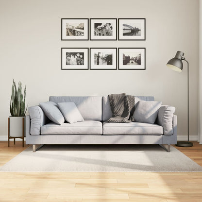 Tappeto IZA a Pelo Corto Aspetto Scandinavo Crema 120x170 cm | homemem39