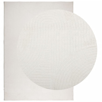 Tappeto IZA a Pelo Corto Aspetto Scandinavo Crema 140x200 cm | homemem39