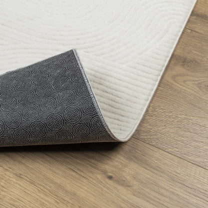 Tappeto IZA a Pelo Corto Aspetto Scandinavo Crema 140x200 cm | homemem39