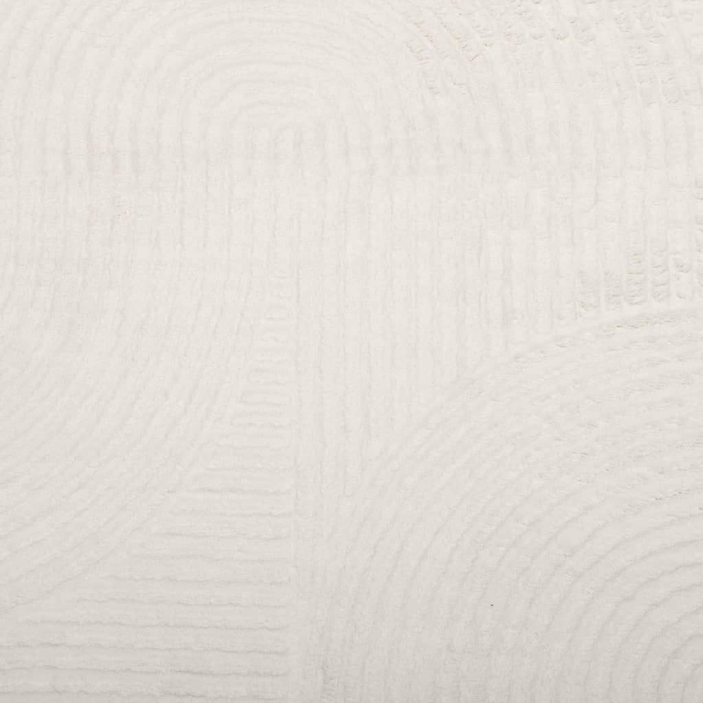 Tappeto IZA a Pelo Corto Aspetto Scandinavo Crema 140x200 cm | homemem39
