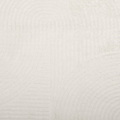 Tappeto IZA a Pelo Corto Aspetto Scandinavo Crema 140x200 cm | homemem39