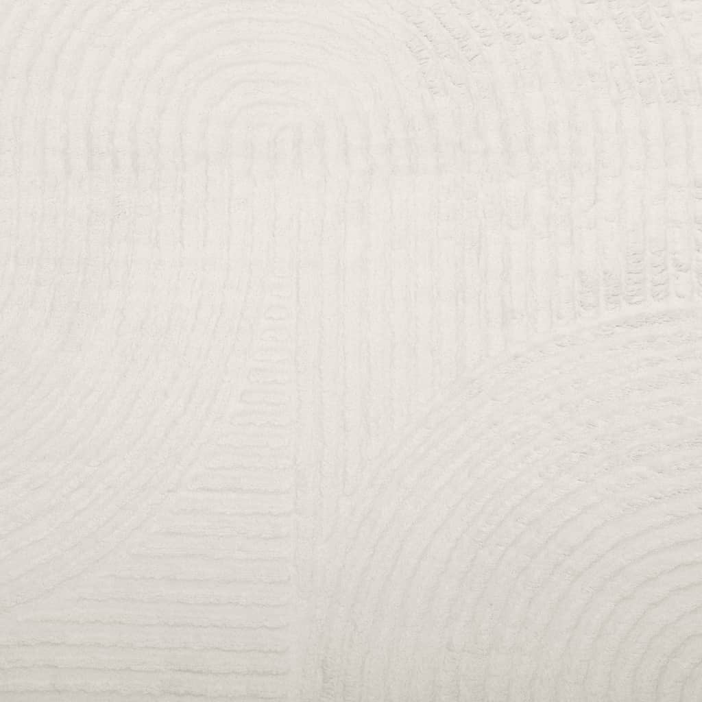 Tappeto IZA a Pelo Corto Aspetto Scandinavo Crema 160x230 cm - homemem39